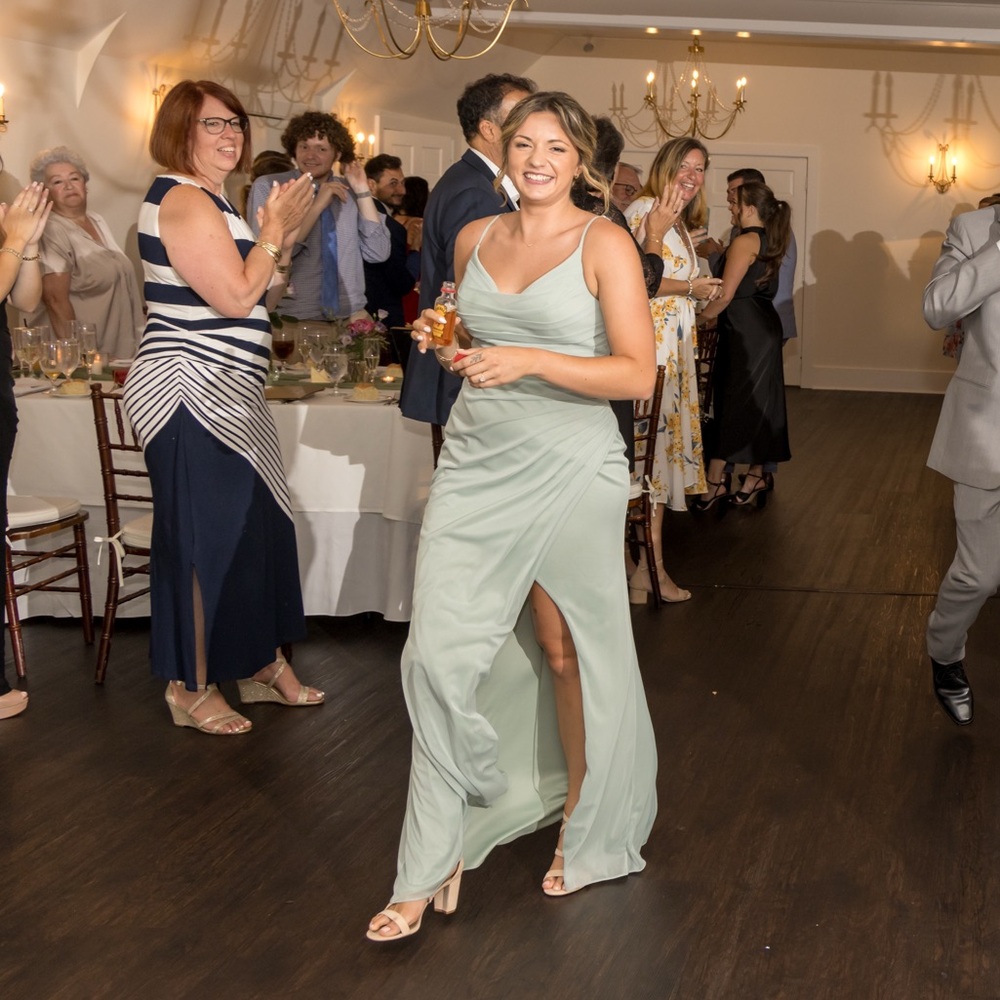 Azazie Sage Green Bridesmaid Dress